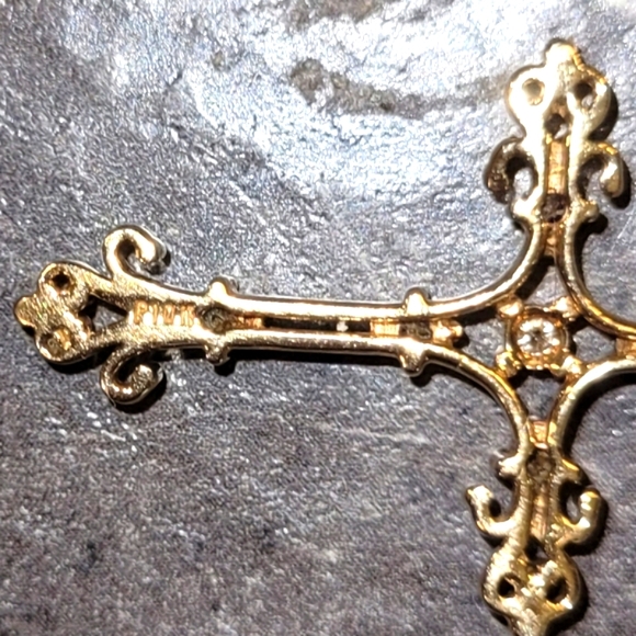 "Unique" Vintage 6 Natural Stone Cross - Picture 5 of 6